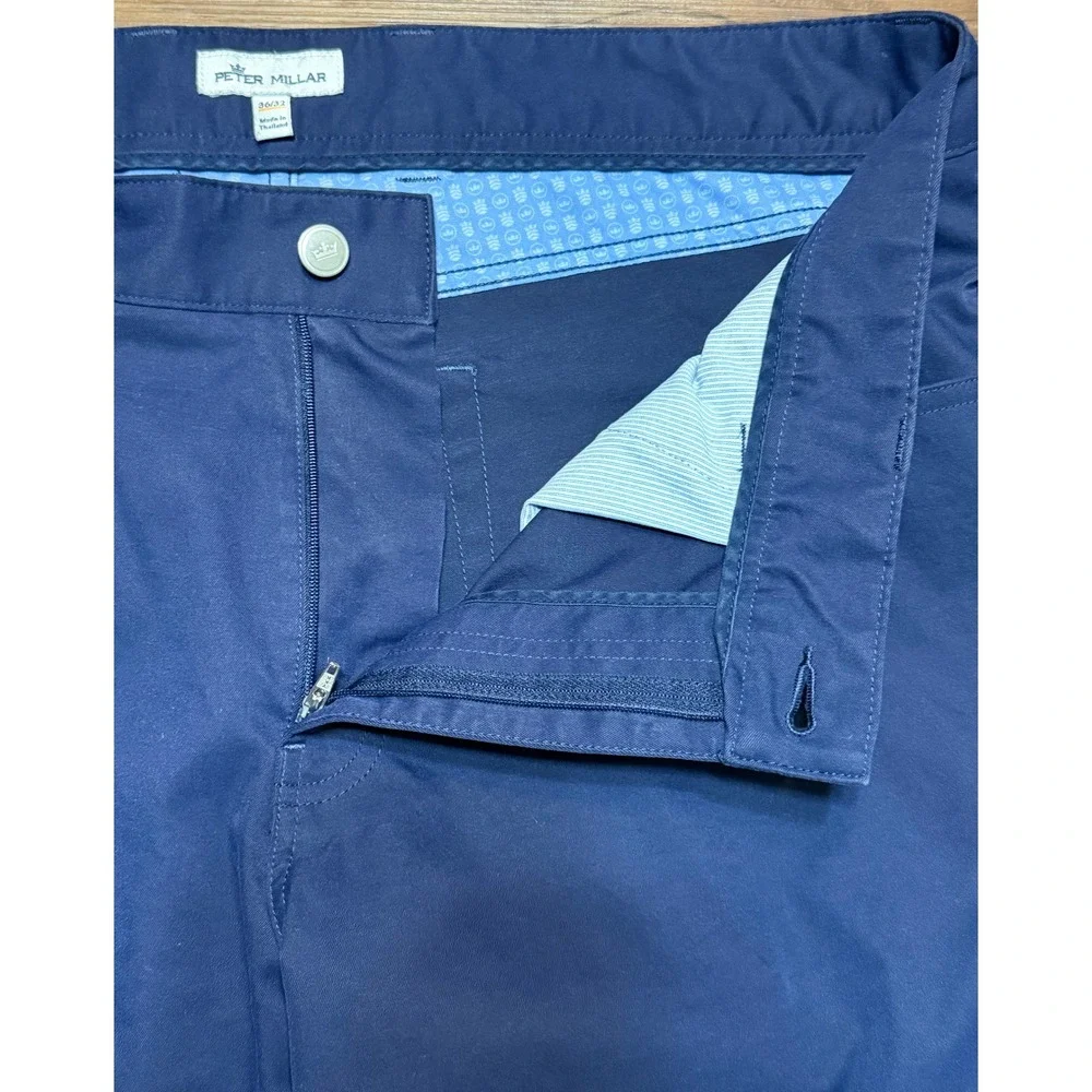Peter Millar EB66 Performance Five-Pocket Pants Navy Blue Sz 36/30 (ME0EB66FB)